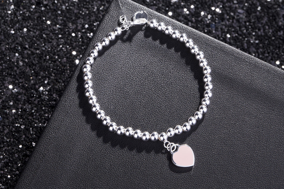 925 Sterling Silver Bracelets Elegant Simple Style